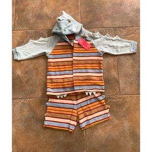 Oilily set NWT ~ After swim class / beach- Cute striped terry fabric  ~ Size 92